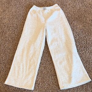 SHEIN Light Gray Wide-Leg Pants